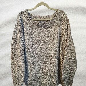 Chaps Women's Marled Gray Warm Sweater!